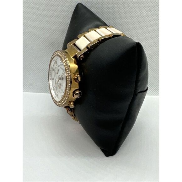 Michael Kors Parker MK5774 Women Two Tone Analog Dial Quartz Wrist Watch JNA380 - Picture 2 of 11